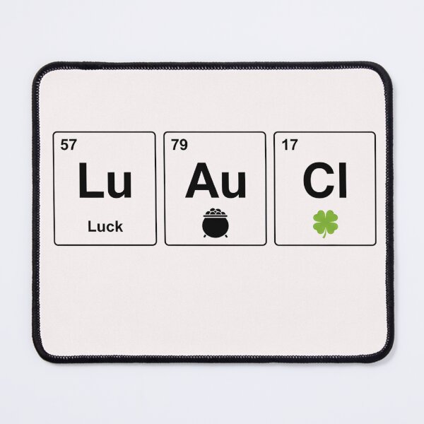 Item preview, Lucky Chemistry Periodic Table Design – St Patrick’s Day Gift for Chemist, Chemistry Teacher Clover Art designed and sold by VelvetSkyStudio.