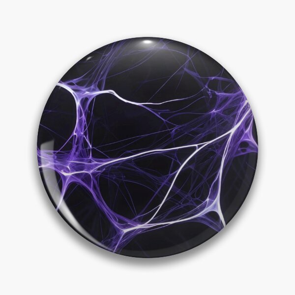 Item preview, Neural Network Flow - Electric Purple Abstract Bio-Organic Web designed and sold by T-I-D-E.