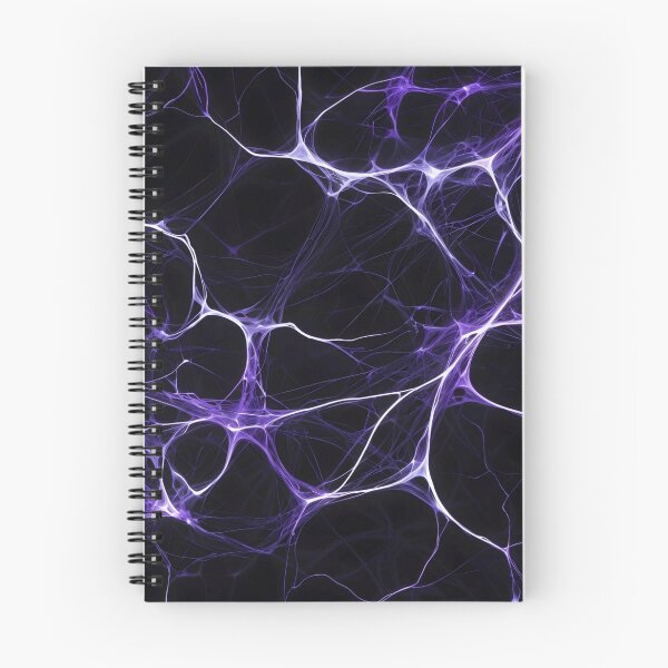 Item preview, Neural Network Flow - Electric Purple Abstract Bio-Organic Web designed and sold by T-I-D-E.