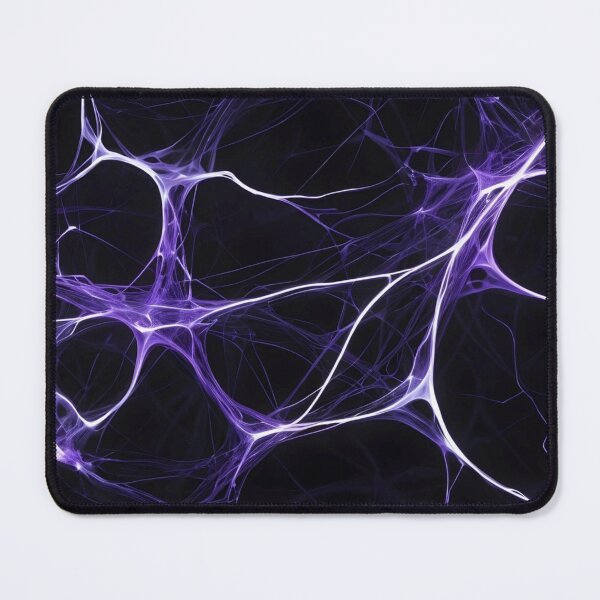 Item preview, Neural Network Flow - Electric Purple Abstract Bio-Organic Web designed and sold by T-I-D-E.