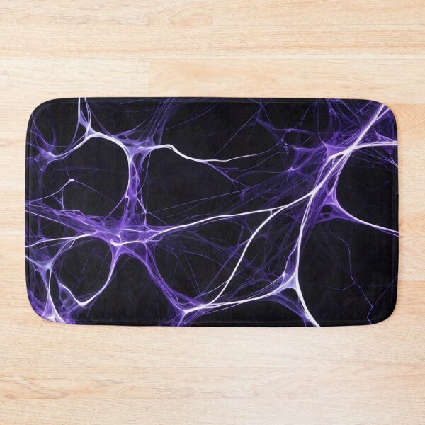 Item preview, Neural Network Flow - Electric Purple Abstract Bio-Organic Web designed and sold by T-I-D-E.