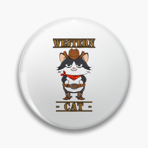 Item preview, Western​ Cat​ designed and sold by DigitalArtTK.