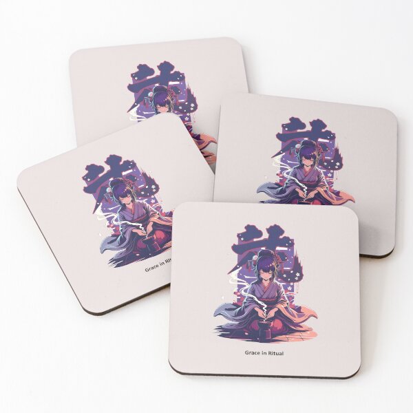 Item preview, Grace in Ritual - Japanese Tea Ceremony Anime Art designed and sold by SplashTastic.