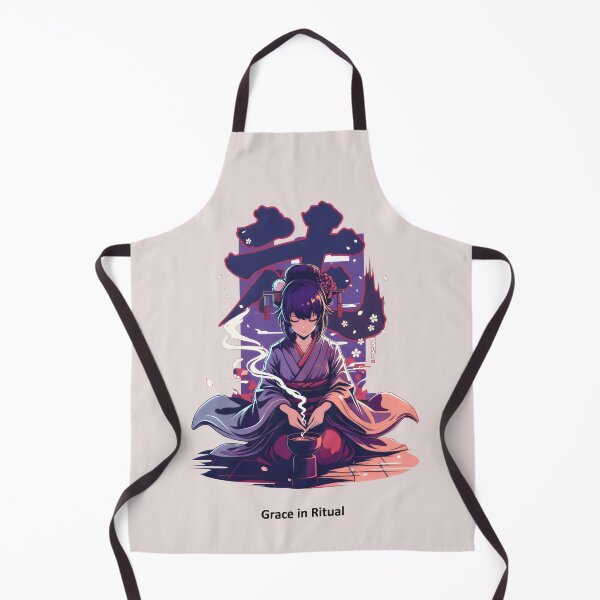 Item preview, Grace in Ritual - Japanese Tea Ceremony Anime Art designed and sold by SplashTastic.