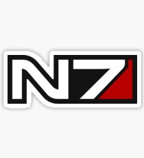 N7 emblem, Mass Effect Sticker