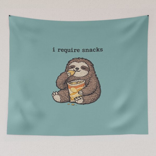 Item preview, I Require Snacks Classic T Shirt designed and sold by Lulu Shop.