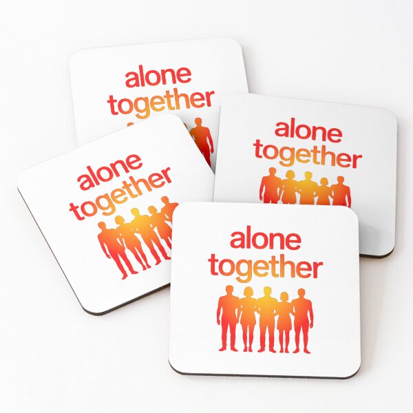 Item preview, Alone Together Mental Health Minimalist Illustration designed and sold by Amanda's Factory.