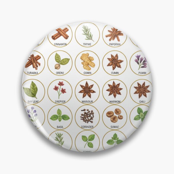 Item preview, Professional Spice Jar Labels - 25 Botanical Herb Stickers for Home Organization designed and sold by artbywafa2025.