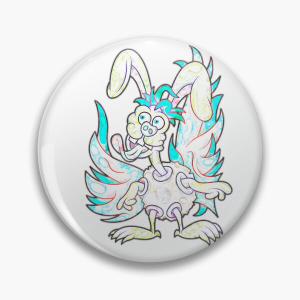 Item preview, Creature #49B - White Winged Rabbit designed and sold by liquid-print.