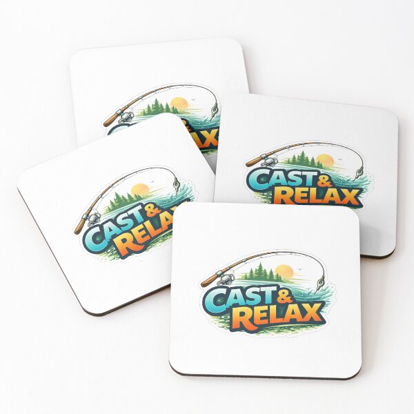 Item preview, Cast & Relax – Calm Fishing Nature Design for Anglers designed and sold by SVALANART.