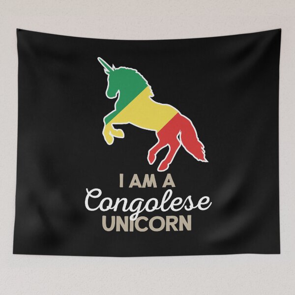 Item preview, Congo Kinshasa Congolese Unicorn designed and sold by countryflags.