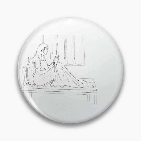 Item preview, Serene Evening Reading Illustration designed and sold by ThePencilSoul.