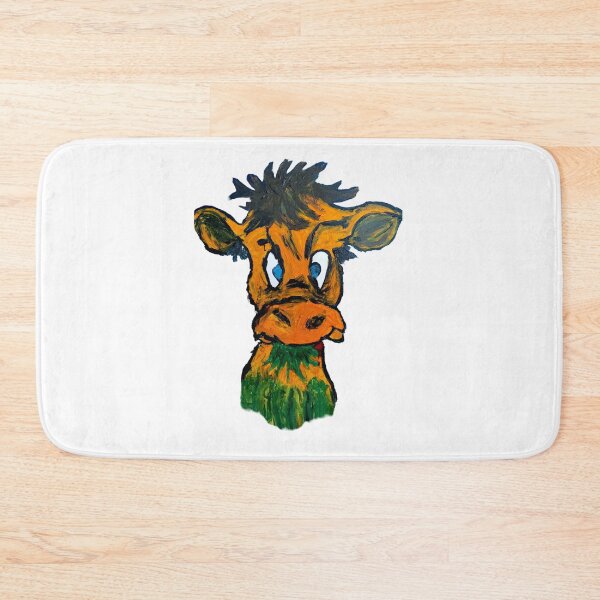 Item preview, Grumpy Cow - Expressionist Farm Animal Art designed and sold by WimziRides.