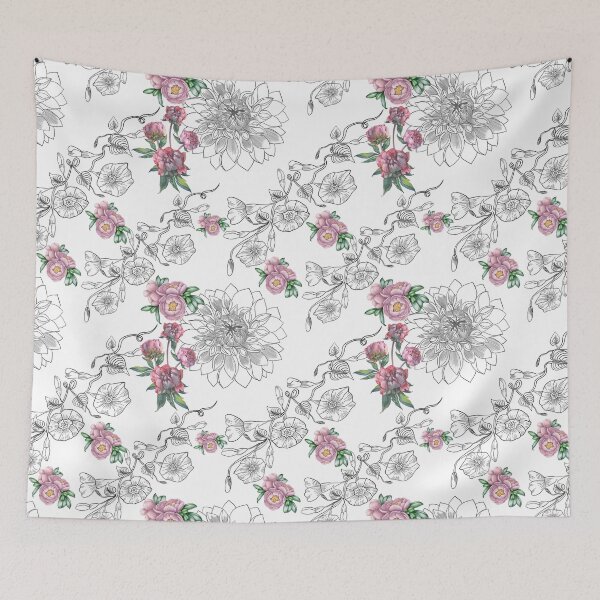 Item preview, Vintage Roses Patterns Modern Style designed and sold by danaJG.