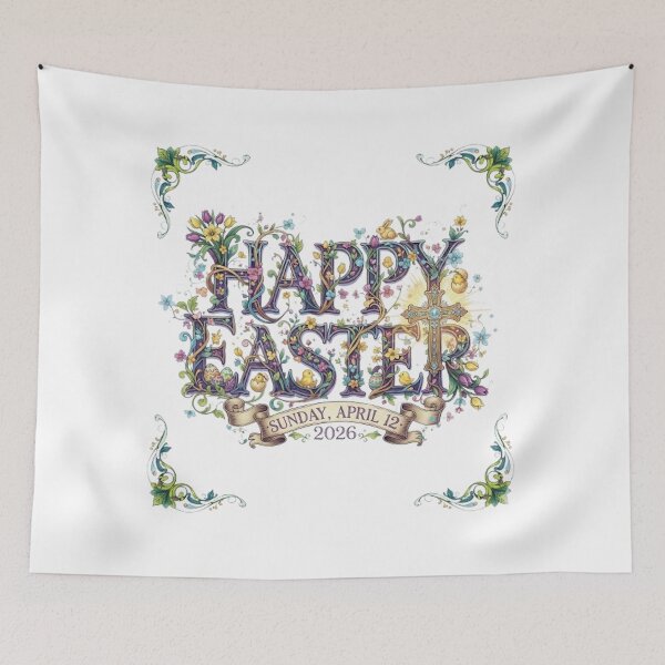 Item preview, HAPPY EASTER designed and sold by likbatonboot.
