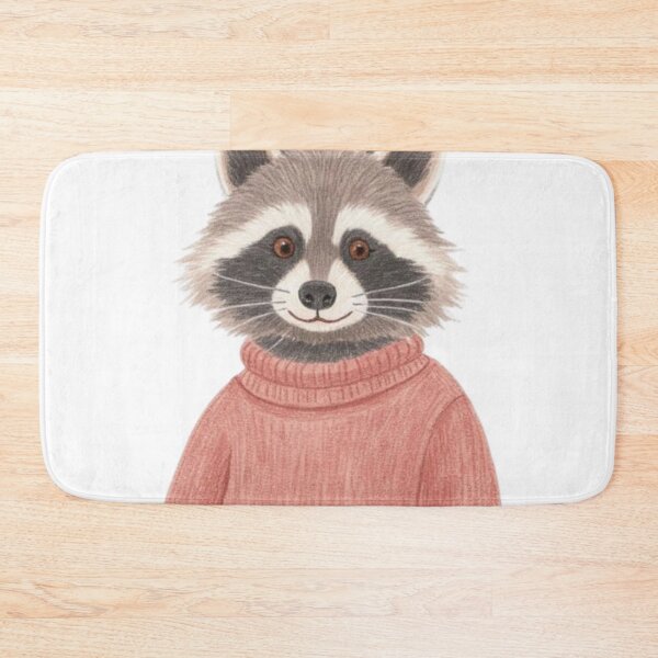 Item preview, racoon watercolor designed and sold by cloudzer0000.