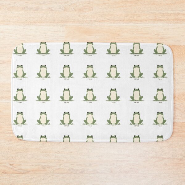Item preview, I Tried Frog Minimal Illustration designed and sold by CreatedbyKandJ.
