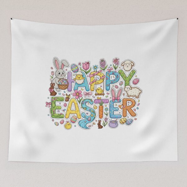 Item preview, HAPPY EASTER designed and sold by likbatonboot.