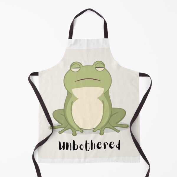 Item preview, Unbothered Frog Minimal Illustration designed and sold by CreatedbyKandJ.