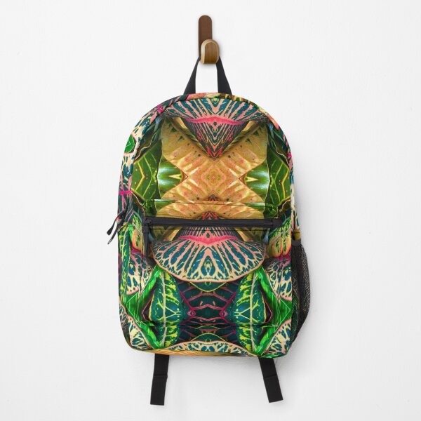 Item preview, Abstract tribal tropical colorful leaf pattern - garden croton designed and sold by hollycooper.
