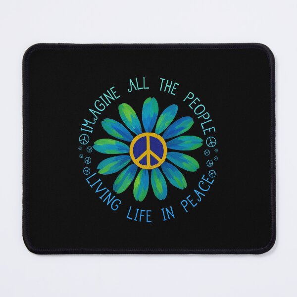 Item preview, Daisy imagine all the people living life in peace designed and sold by Uncer59.