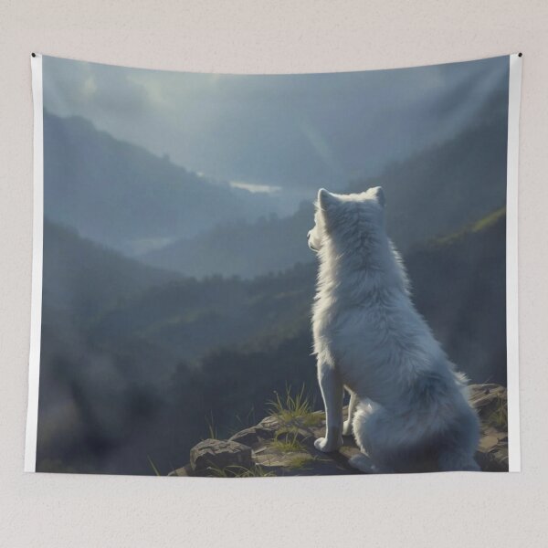 Item preview, Korean Jindo Dog –  a calm guardian of the Korean mountain landscape designed and sold by mycreastyle.