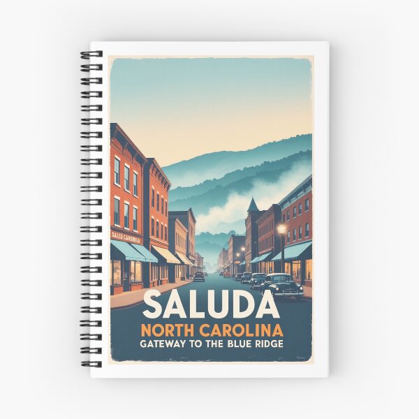 Item preview, Saluda North Carolina  – Retro Travel Art designed and sold by bobparduephoto.