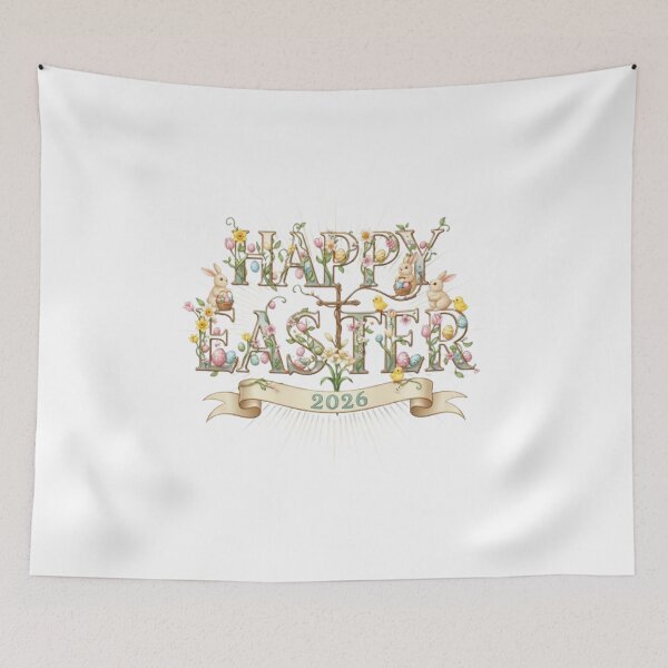Item preview, HAPPY EASTER designed and sold by likbatonboot.