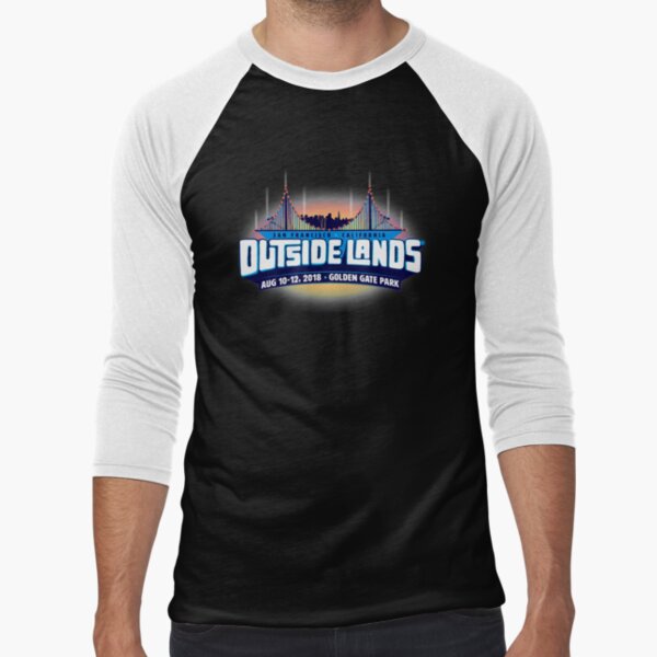 OUTSIDE Festival 2018 music LANDS ter badai Baseball ¾ Sleeve T-Shirt