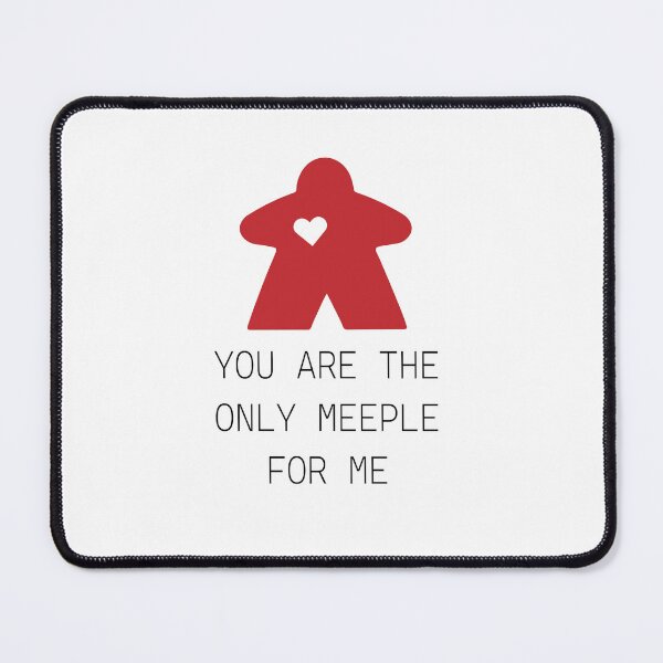 Item preview, Red Romantic Board Game Meeple designed and sold by Zab Butler Design.