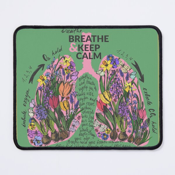 Item preview, Decorative square breathing print with flowers designed and sold by bokasin.
