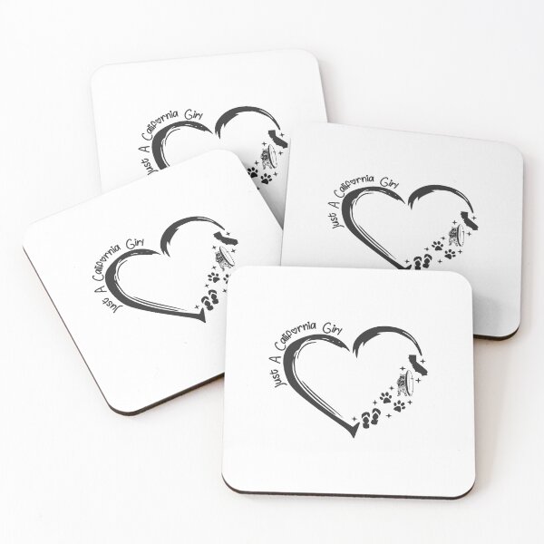 Item preview, : Just a California Girl Heart SVG - Books and Coffee Design with designed and sold by Evaevonechi.
