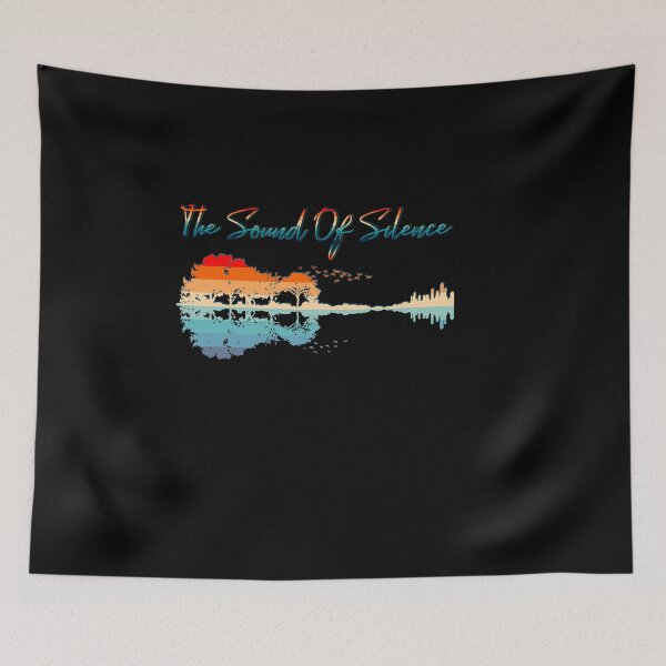 Item preview, The Sound of Silence Landscape Guitar Art designed and sold by Uncer59.