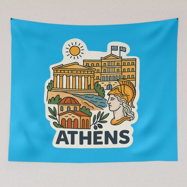 Item preview, Athens designed and sold by Ambroa Stuff.