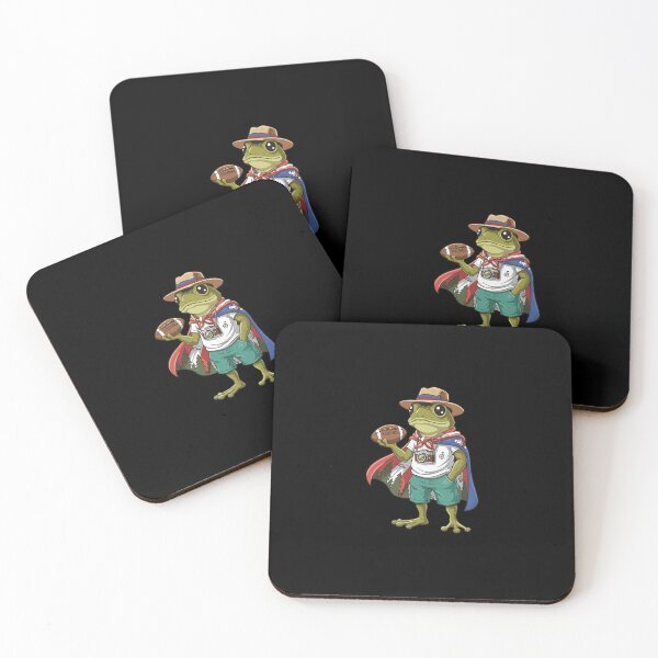 Item preview, Portland Football Frog Mascot Clipart - Quirky PNW Frog Wearing Cape and designed and sold by Evaevonechi.