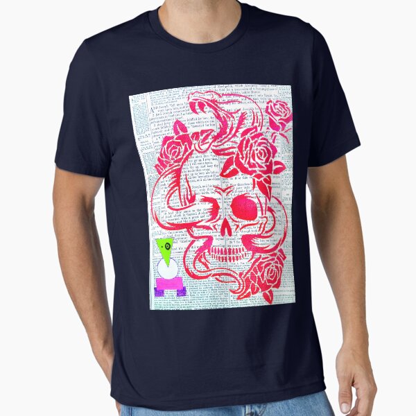 Skull Snake with Sigil by Sarnia de la Mare for Blink Friction Essential T-Shirt