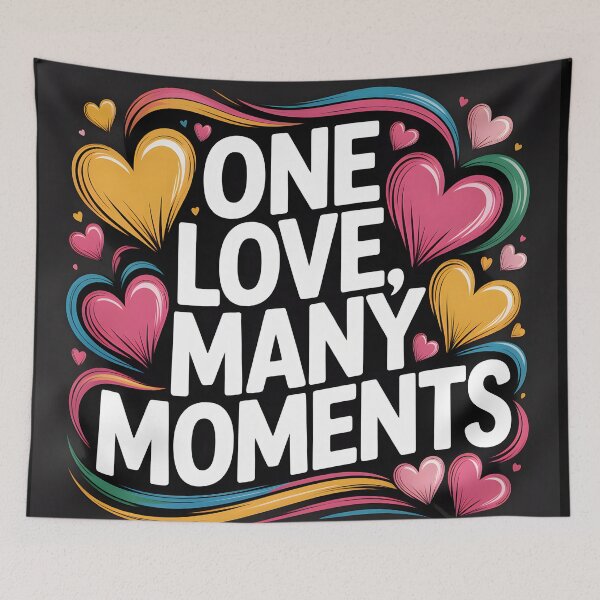 Item preview, One Love, Many Moments – Romantic Minimalist Quote Design designed and sold by FreeFromDefault.