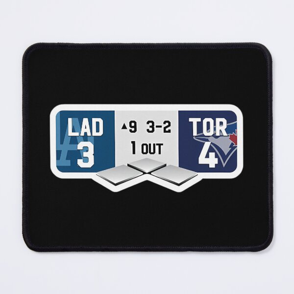 Item preview, Dodgers vs Blue Jays World-Series-Scoreboard, Dodgers WIN, Top of the ninth inning designed and sold by Baby-Care.