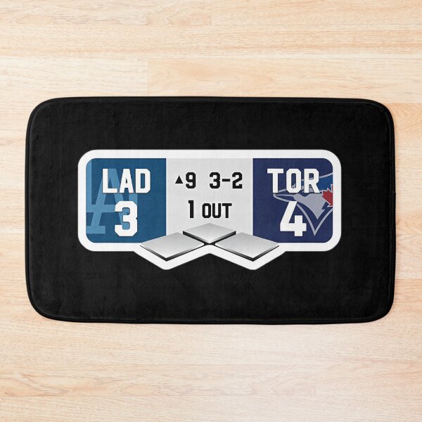 Item preview, Dodgers vs Blue Jays World-Series-Scoreboard, Dodgers WIN, Top of the ninth inning designed and sold by Baby-Care.