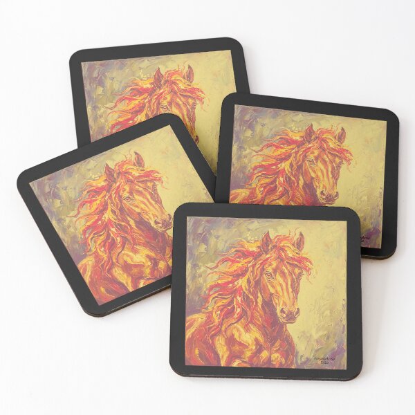 Item preview, Fire Horse. The Year of the Fire Horse.Finger Paint. designed and sold by Mosogoloso.