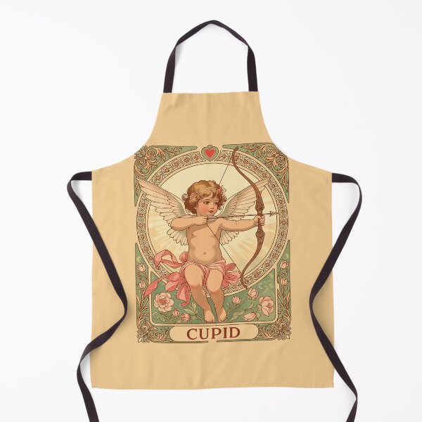 Item preview, Cupid Cherubic Figure With A Garland and Florals designed and sold by taiche.