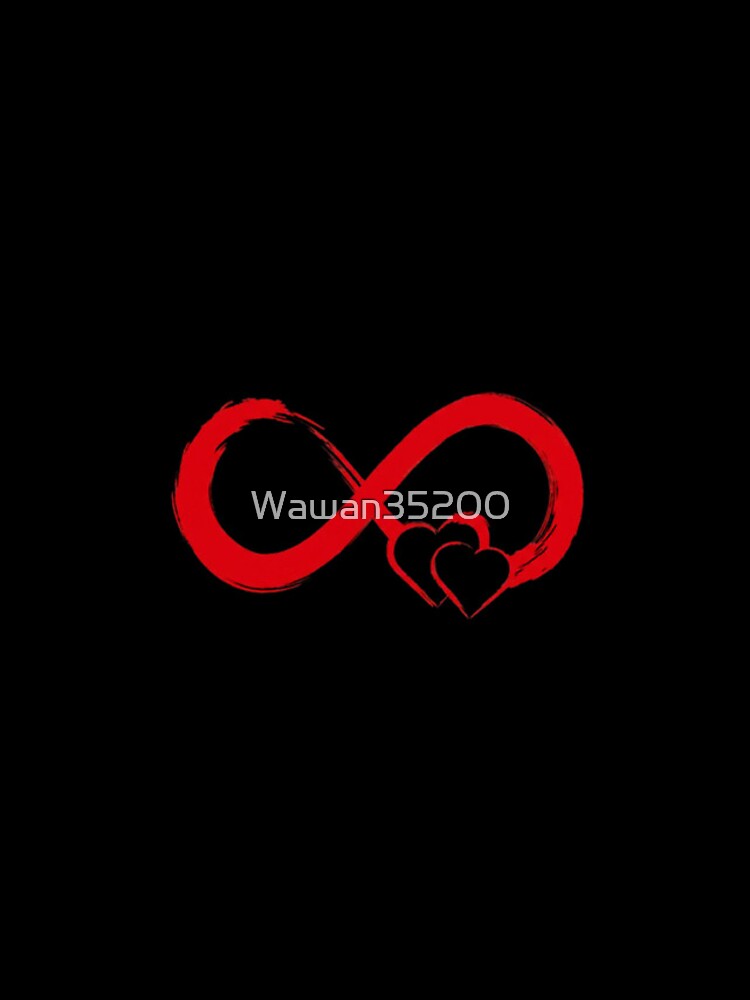 Thumbnail 4 of 4, iPhone Case, Infinity Love – Symbole Infini avec Cœurs Rouges designed and sold by Wawan35200.
