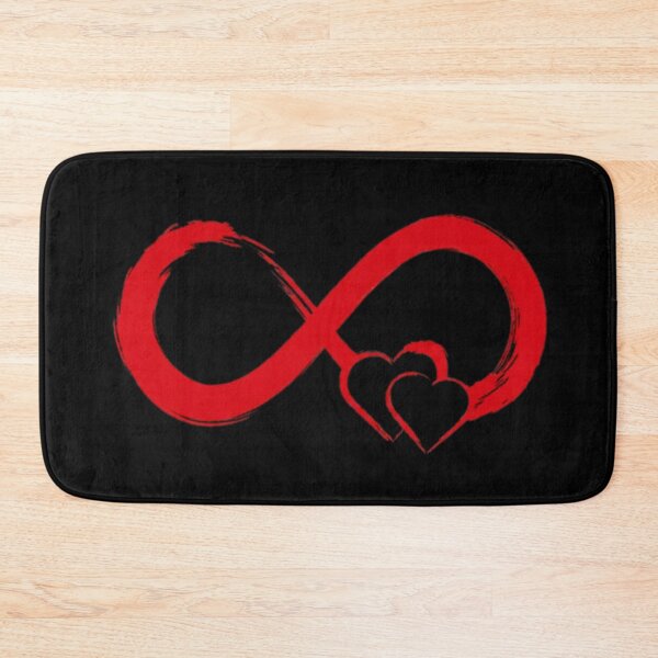 Item preview, Infinity Love – Symbole Infini avec Cœurs Rouges designed and sold by Wawan35200.