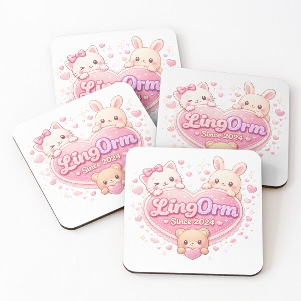 Item preview, LingOrm Since 2024 Kawaii Plush Mascots – Cute Thai GL Fandom Heart designed and sold by Item Geeks.