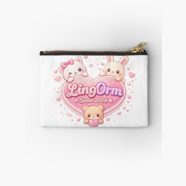 Item preview, LingOrm Since 2024 Kawaii Plush Mascots – Cute Thai GL Fandom Heart designed and sold by Item Geeks.
