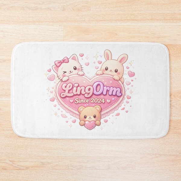 Item preview, LingOrm Since 2024 Kawaii Plush Mascots – Cute Thai GL Fandom Heart designed and sold by Item Geeks.