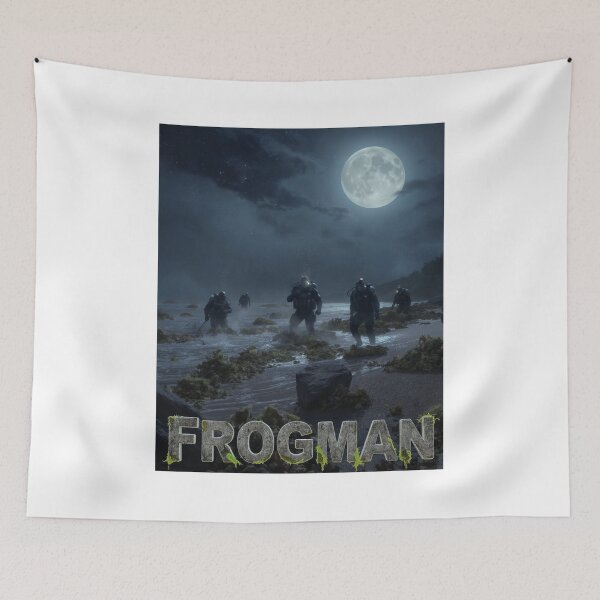 Item preview, The Frogman Cometh Print designed and sold by Lichentroupe63.