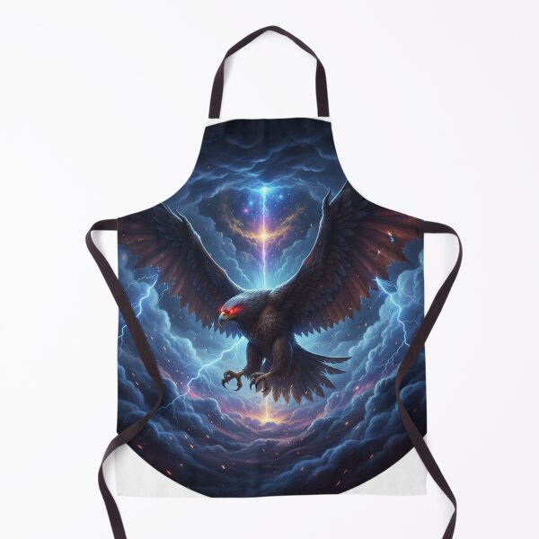 Item preview, Dragon Eagle Soaring Across the Rift – Dark Fantasy Wildlife designed and sold by NeoTeeFusion.