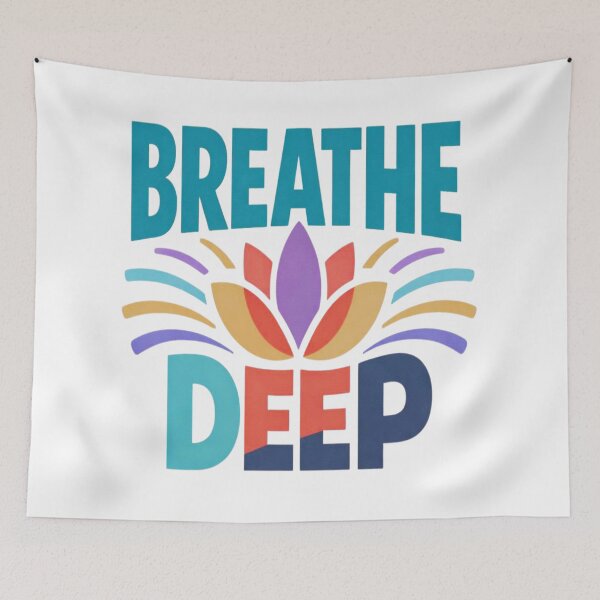 Item preview, Breathe Deep – Calm Mindfulness T-Shirt designed and sold by RMTrendy.