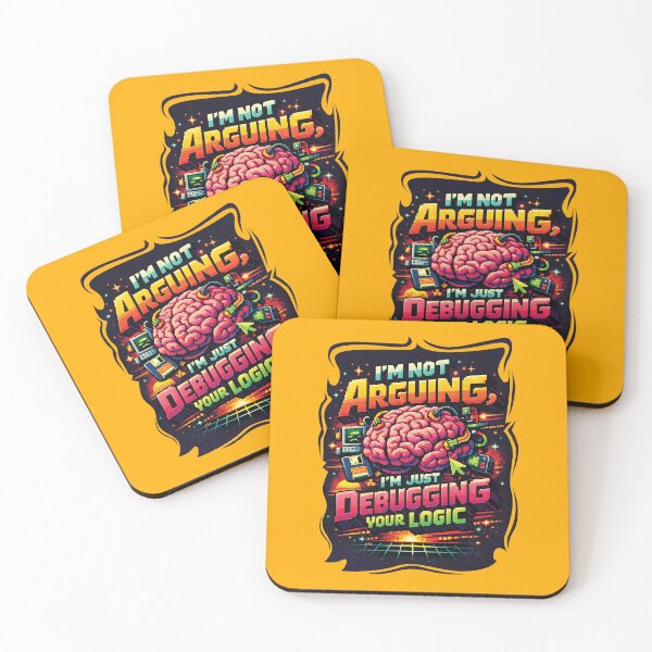 Item preview, Lettering: I’m not arguing, I’m just debugging your logic designed and sold by Dizartico.